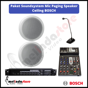 Paket Soundsystem Mic Paging Speaker Ceiling BOSCH LHM0606 - 2 Speaker